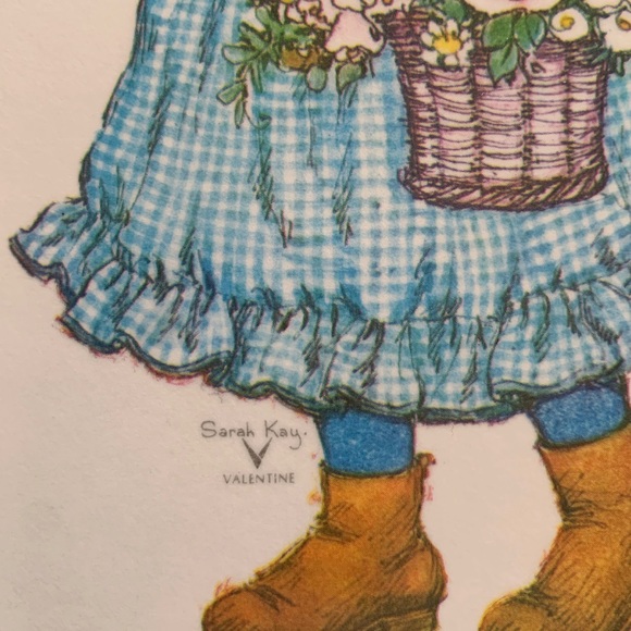 vintage 70s Sarah Kay . Holly Hobby plaques - Picture 3 of 9